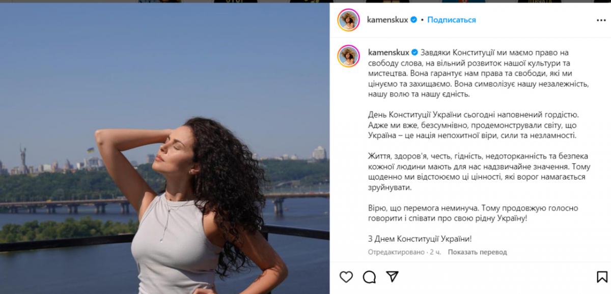 Каменских о Дне Конституции / скриншот Каменских о Дне Конституции / скриншот