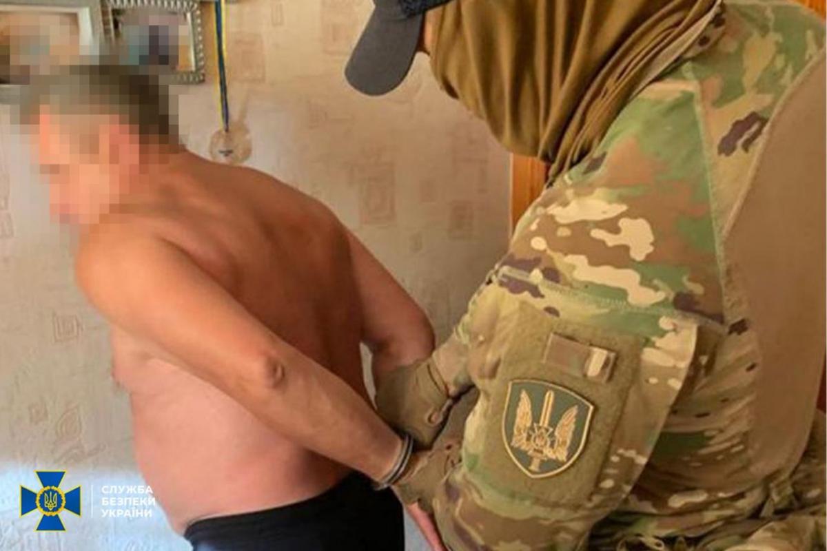 МБУ затримала російського агента / фото СБУ МБУ затримала російського агента / фото СБУ