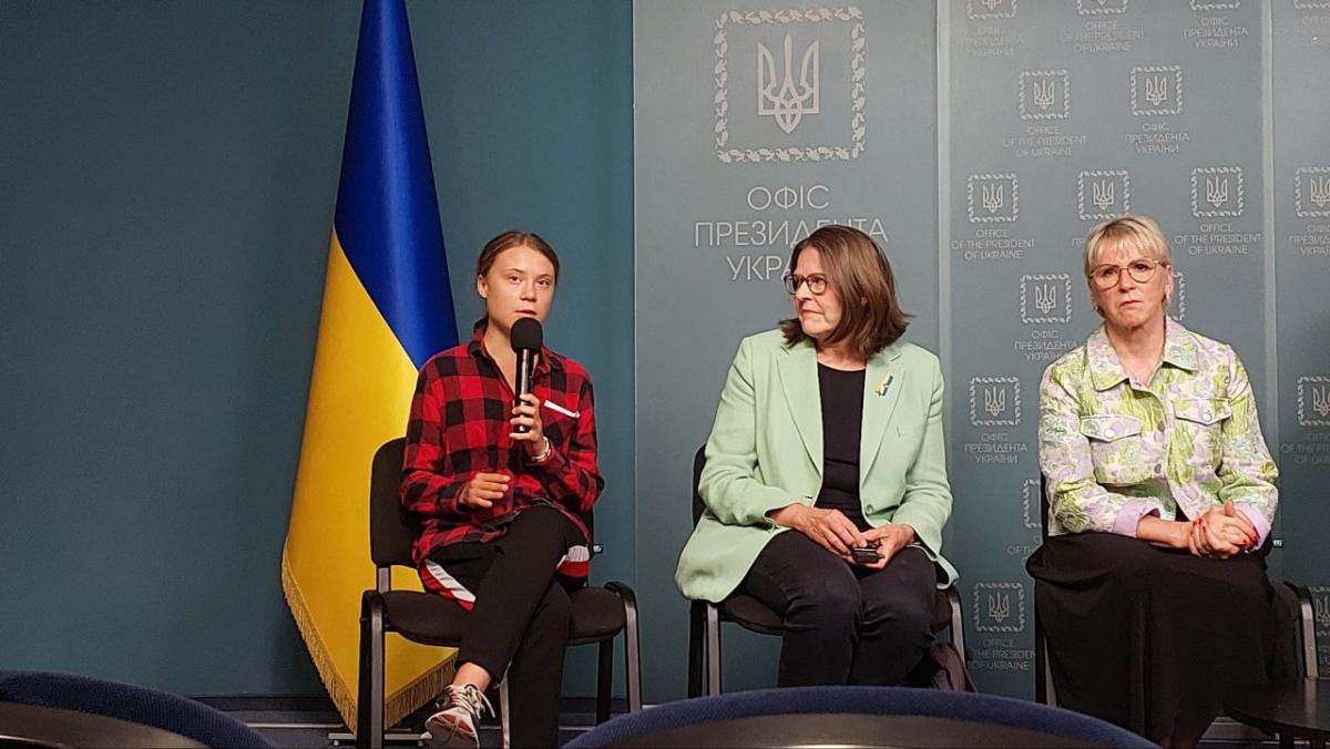 Грета Тунберг зробила жорстку заяву щодо злочинів РФ в Україні / фото УНІАН, Віталій Саєнко Грета Тунберг зробила жорстку заяву щодо злочинів РФ в Україні / фото УНІАН, Віталій Саєнко