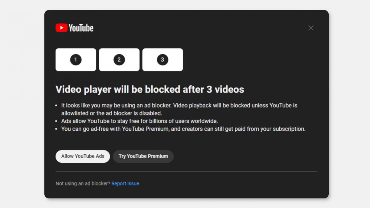 YouTube 'закручує гайки' тим, хто користується блокувальником реклами: що відомо YouTube 'закручує гайки' тим, хто користується блокувальником реклами: що відомо