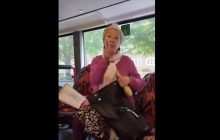 "Ты скандал провоцируешь": в Германии неадекватная россиянка набросилась на украинку (видео)