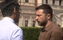 Зеленский и Сунак обсудили создание воздушного щита над украинскими городами (видео)