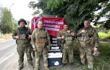 Волонтери "Української команди" привезли на передову дрони та інше обладнання для наступу