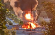 В Уфі сталася пожежа на залізничній станції: горіли цистерни з паливом (відео)