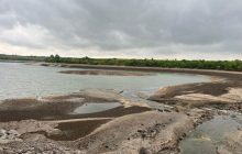 Из Каховского водохранилища потеряно уже три четверти воды (фото)