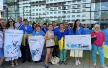 "Не будемо мовчати": Грета Тунберг прийшла на український мітинг біля ООН (фото)