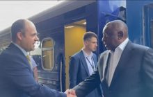 Київ застряг у заторах: центр перекрили через візит президента ПАР (відео)