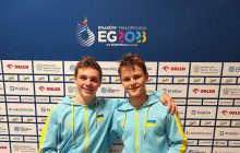 Європейські ігри-2023: українці завоювали золото в синхронних стрибках у воду