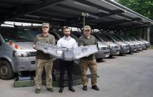 "Стальной фронт" передал украинским пограничникам пикапов и БПЛА на 15 миллионов