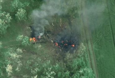 Бои в РФ: легион Свобода России уничтожил самоходный миномет Тюльпан (фото, видео)