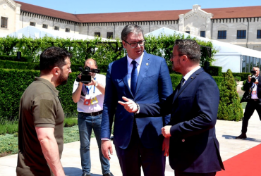 Зеленский встретился с Вучичем в Молдове (фото)