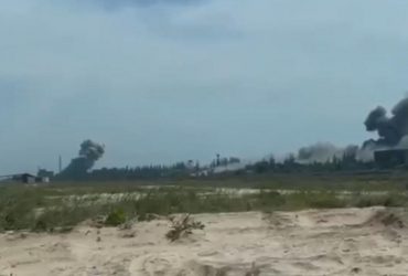 ЗСУ вдарили по росіянах у Генічеську: у мережі показали відео прильотів
