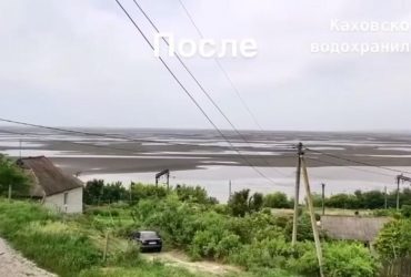 Болото замість водосховища: у мережі показали, як зникло Каховське море (відео)