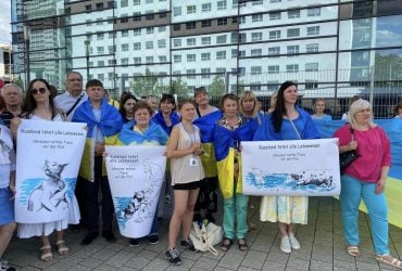 Не будемо мовчати: Грета Тунберг прийшла на український мітинг біля ООН (фото)