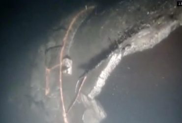 Появились свежие кадры поврежденной трубы Северных потоков (видео)