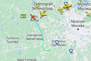 Переворот в России: Путин вернул самолет с красной кнопкой в Москву (фото)