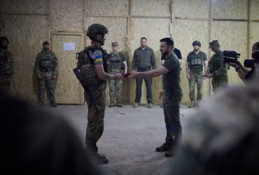 Зеленський відвідав передові позиції на Бердянському напрямку (відео)