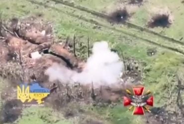 Метко в цель: украинские разведчики показали яркие кадры уничтожения российской РЭБ (видео)