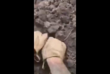 Мережу розчулили кадри порятунку бійця ЗСУ, якого з головою засипало після прильоту