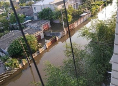 Подрыв Каховской ГЭС - как выглядит затопленная Голая Пристань в августе - фото и видео - Апостроф