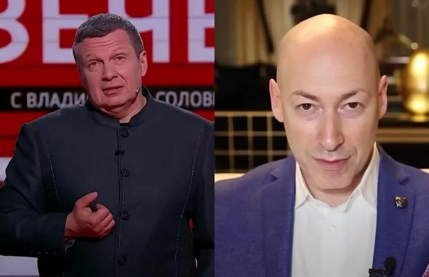 Соловьев "захлебывается в истерике": пропагандист вызвал Гордона на дуэль (видео)