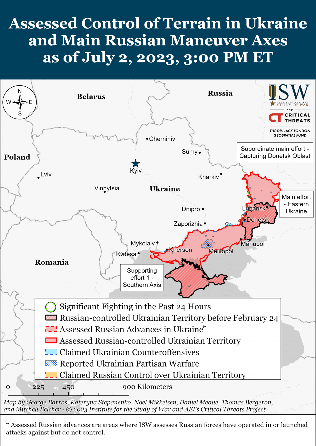 Українські воїни рухалися вперед на низці ділянок фронту, зазначили аналітики / карта understandingwar.org Українські воїни рухалися вперед на низці ділянок фронту, зазначили аналітики / карта understandingwar.org