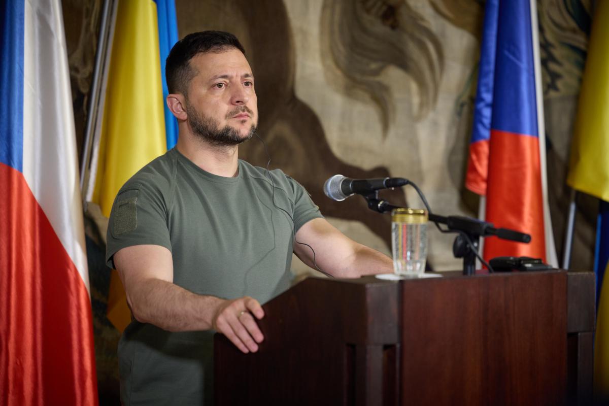 Зеленський поспілкувався із журнаілстами на прес-конференції в Чехії / фото president.gov.ua