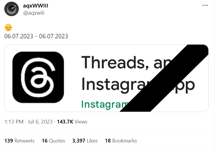 Всі говорять про Threads: що це за нова соцмережа та чому українцям вона 'не зайшла' Всі говорять про Threads: що це за нова соцмережа та чому українцям вона 'не зайшла'