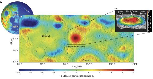 У зоні Комптон-Білкович виявили аномальне тепло / інфографіка Siegler/Nature