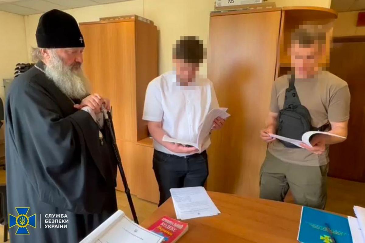 Митрополиту УПЦ (МП) Павлу загрожує до 8 років позбавлення волі / фото СБУ Митрополиту УПЦ (МП) Павлу загрожує до 8 років позбавлення волі / фото СБУ