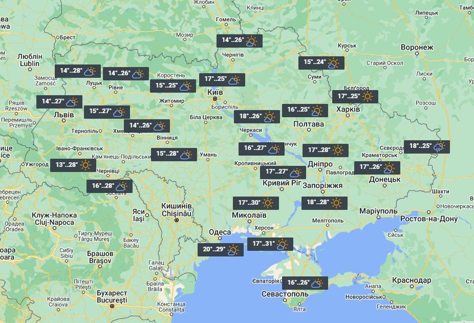 15 липня в Україні буде тепло і сухо / фото УНІАН 15 липня в Україні буде тепло і сухо / фото УНІАН