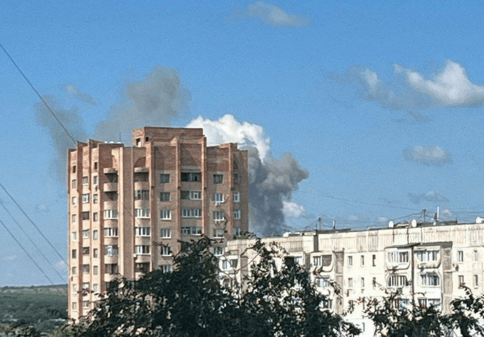 У Луганську був потужний "приліт" / фото t.me/kazansky2017 У Луганську був потужний "приліт" / фото t.me/kazansky2017