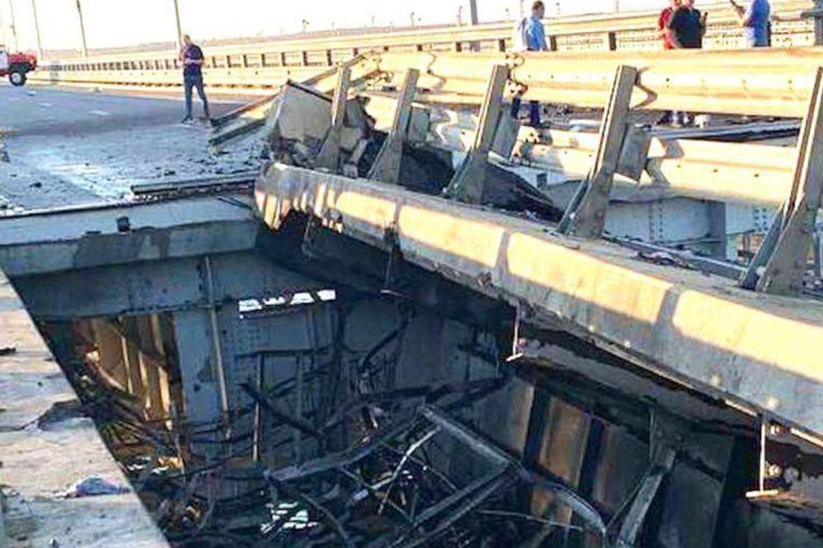 В РФ заявили, что руководствовались "квадрокоптерной" логикой при защите Крымского моста / скриншот