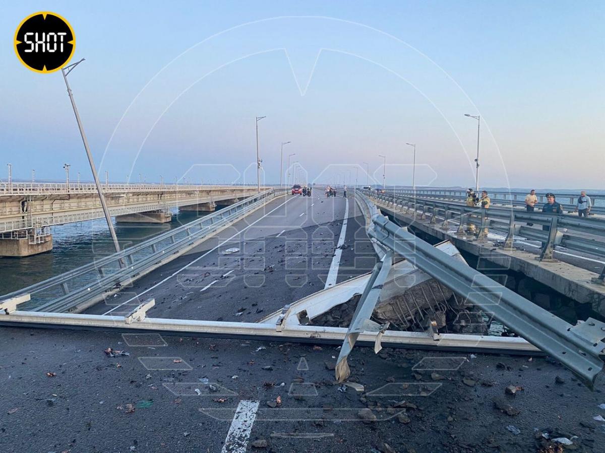 Несколько дней назад на Крымском мосту произошел взрыв / t.me/shot_shot Несколько дней назад на Крымском мосту произошел взрыв / t.me/shot_shot
