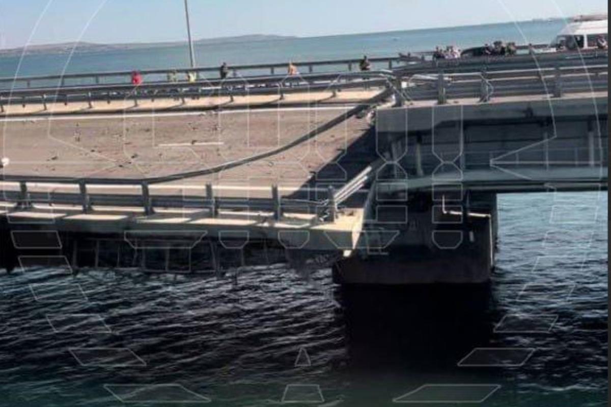 Для серьезного повреждения Крымского моста понадобились бы сотни килограмм взрывчатки, сообщил эксперт / фото t.me/shot_shot Для серьезного повреждения Крымского моста понадобились бы сотни килограмм взрывчатки, сообщил эксперт / фото t.me/shot_shot