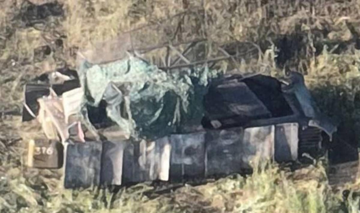 Росіяни "вдосконалили" БМП-2 / скріншот Росіяни "вдосконалили" БМП-2 / скріншот