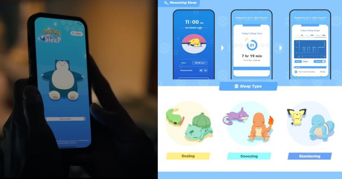 Приложение Pokémon Sleep официально появилось в App Store и Google Play / Скриншот с видео Приложение Pokémon Sleep официально появилось в App Store и Google Play / Скриншот с видео
