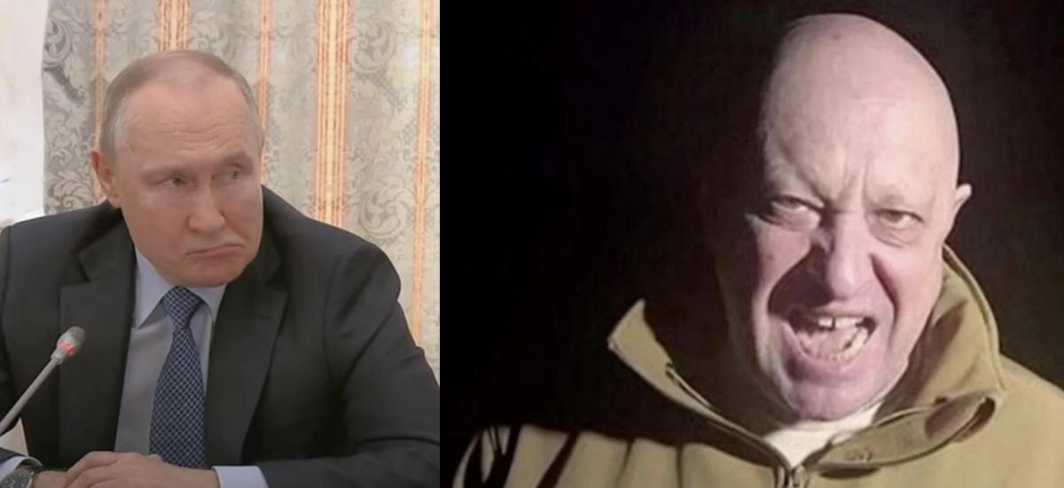 Путін та Пригожин ще воюватимуть один з одним / колаж УНІАН Путін та Пригожин ще воюватимуть один з одним / колаж УНІАН