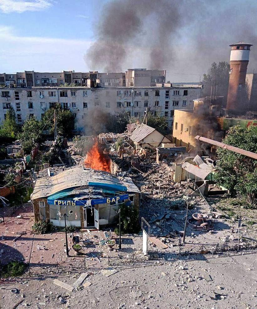 Від будинку нічого не залишилось / фото t.me/mostks Від будинку нічого не залишилось / фото t.me/mostks