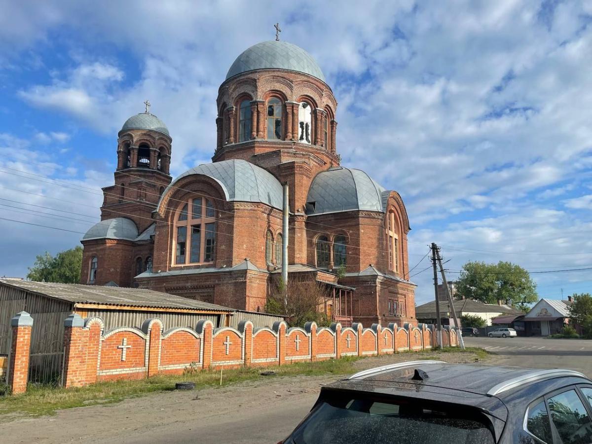 Георгиевский храм УПЦ МП в Ахтырке / фото Сумская ОВА Георгиевский храм УПЦ МП в Ахтырке / фото Сумская ОВА