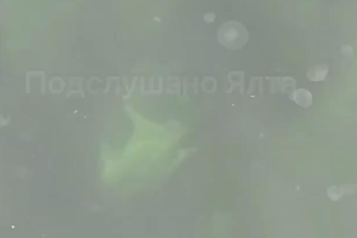 У мережі з'явився ролик з "трупом з моря Ялти" / скріншот У мережі з'явився ролик з "трупом з моря Ялти" / скріншот