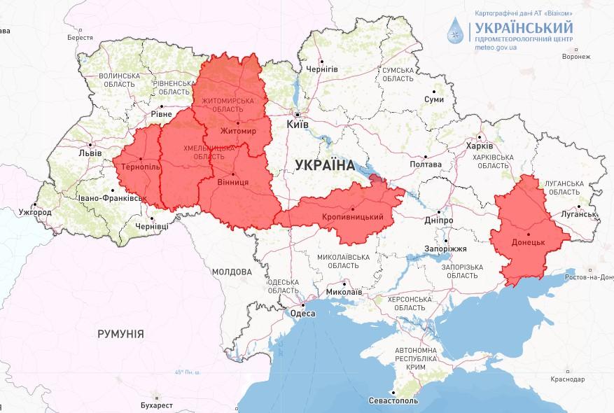 3 августа пожарная опасность распространится еще на несколько областей / фото Укргидрометцентр 3 августа пожарная опасность распространится еще на несколько областей / фото Укргидрометцентр