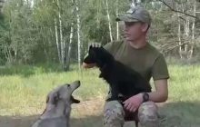 Лісом тікали від режиму Лукашенка для захисту України: прикордонники показали псів-героїв (відео)