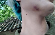 В Ужгороді нетверезий майор ТЦК побив жінку на вулиці на очах чоловіка-військового (фото)