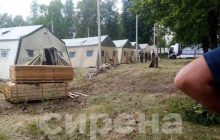 Намети та дерев'яні нари: з'явились фото з табору для "Вагнера" у Білорусі