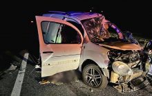 Уламки "Шахеда" впали на трасу біля Дніпра і вбили двох людей в автівці (фото)