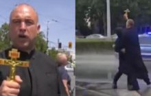 "Анафема, фашисти, сатаністи": у Болгарії "священник" накинувся на кортеж Зеленського (відео)