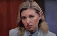 У стильному блакитному костюмі: Зеленська знялася в серіалі "Сім'я для кожної дитини"