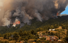 На іспанському острові Ла-Пальма почалася лісова пожежа, проводиться евакуація людей