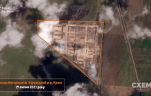 У Криму другу добу детонує склад з боєприпасами: з'явилися супутникові знімки